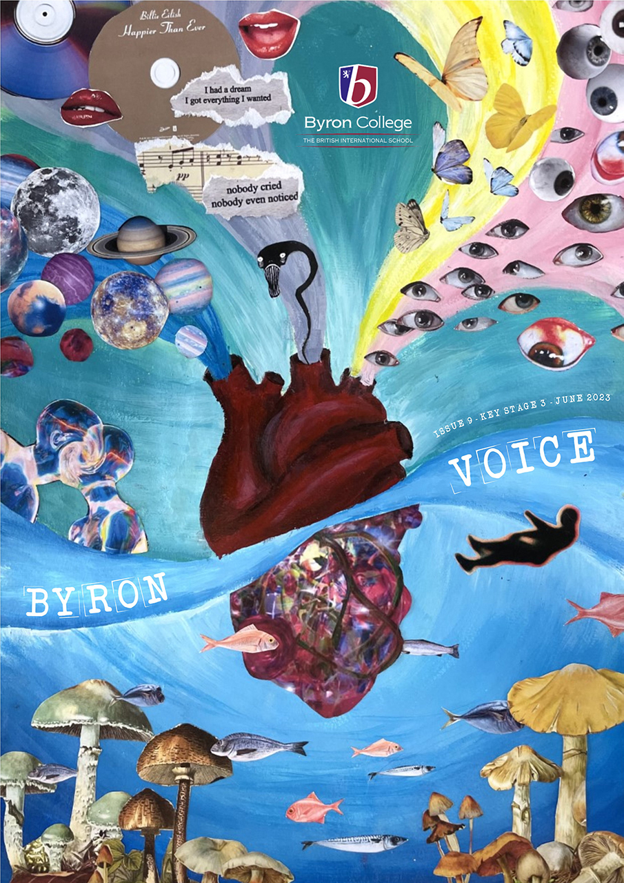 Byron Voice Issue 9 KS3 June 2023 Front cover